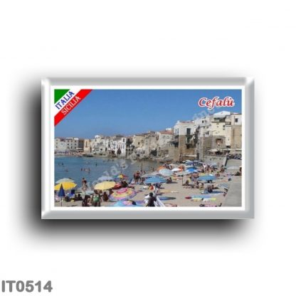 IT0514 Europe - Italy - Sicily - Cefalu - Beach