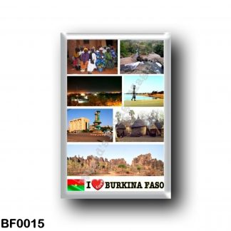 BF0015 Africa - Burkina Faso - I Love