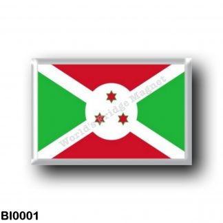 BI0001 Africa - Burundi - Flag