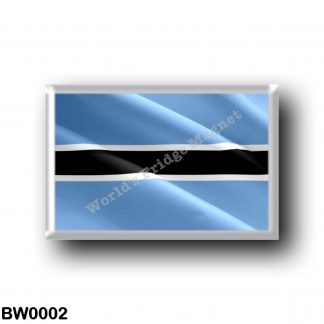 BW0002 Africa - Botswana - Flag Waving