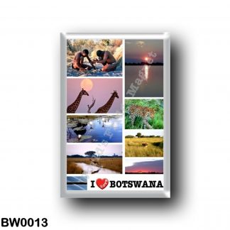 BW0013 Africa - Botswana - I Love