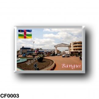 CF0003 Africa - Central African Republic - Bangui - Quartier Commerçant