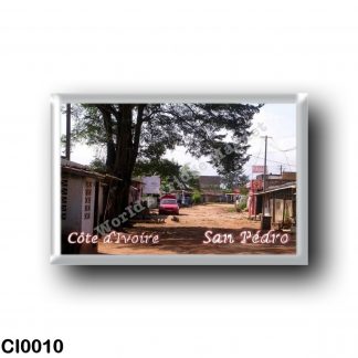 CI0010 Africa - Ivory Coast - San Pédro - Rues de la ville