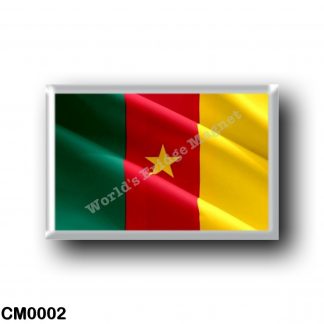 CM0002 Africa - Cameroon - Cameroonian Flag - Waving