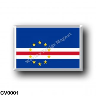 CV0001 Africa - Cape Verde - Flag