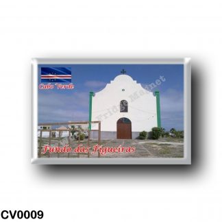 CV0009 Africa - Cape Verde - Fundo das Figueiras - Igreja