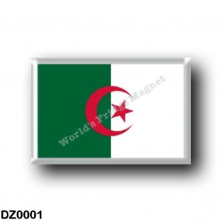 DZ0001 Africa - Algeria - Flag Algeria