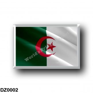 DZ0002 Africa - Algeria - Flag Waving