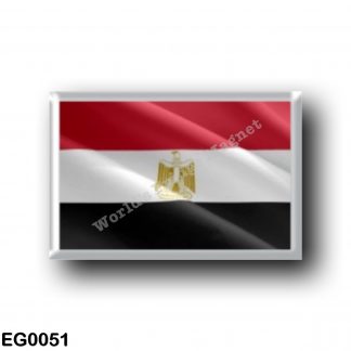 EG0051 Africa - Egypt - Egyptian flag - waving