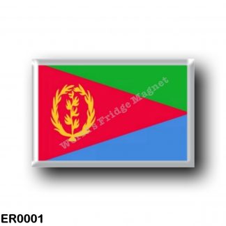 ER0001 Africa - Eritrea - Eritrean Flag
