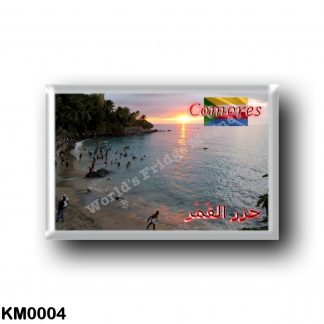 KM0004 Africa - Comoros - Coucher de soleil de l'océan Indien
