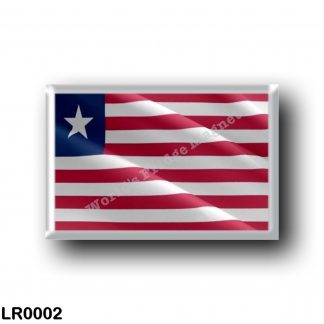 LR0002 Africa - Liberia - Flag Waving