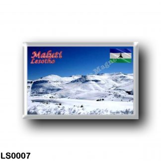 LS0007 Africa - Lesotho - Maluti - Snow