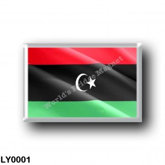 LY0001 Africa - Libya - Flag Waving