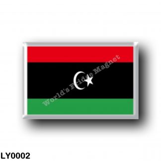 LY0002 Africa - Libya - Flag