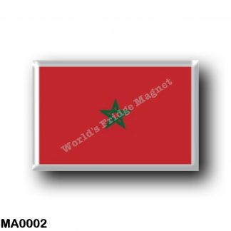 MA0002 Africa - Marocco - Moroccan flag