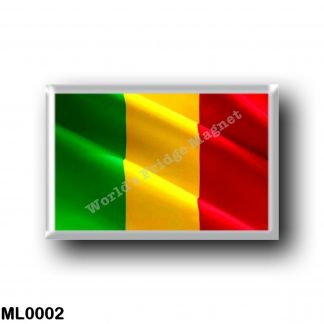 ML0002 Africa - Mali - Flag Waving