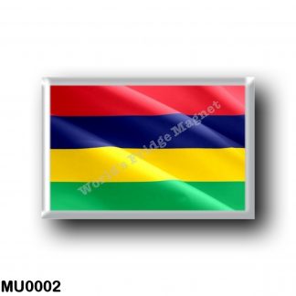 MU0002 Africa - Mauritius - Flag Waving
