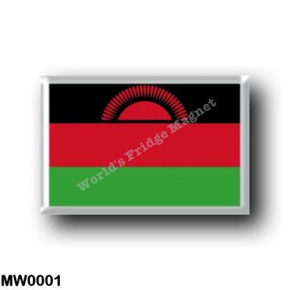 MW0001 Africa - Malawi - Flag