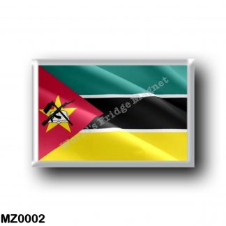 MZ0002 Africa - Mozambique - Flag Waving