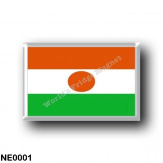 NE0001 Africa - the Niger - Flag
