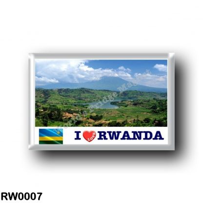 RW0007 Africa - Rwanda - Virunga Mountains - I Love