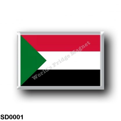 SD0001 Africa - Sudan - Flag of Sudan