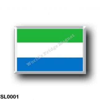 SL0001 Africa - Sierra Leone - Flag