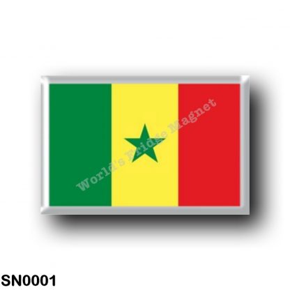 SN0001 Africa - Senegal - Flag