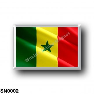 SN0002 Africa - Senegal - Flag Waving