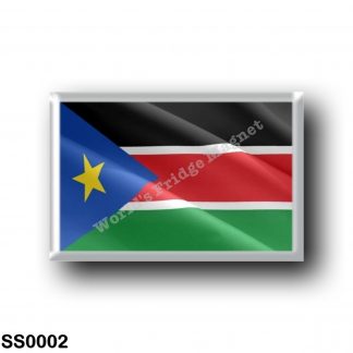 SS0002 Africa - South Sudan - Flag Waving