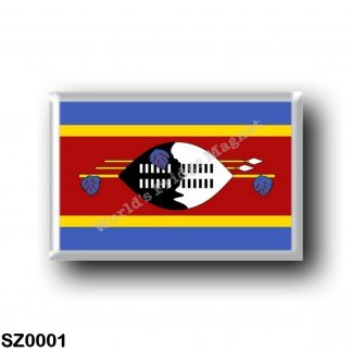 SZ0001 Africa - Swaziland - Flag