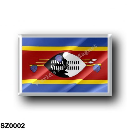 SZ0002 Africa - Swaziland - Flag Waving