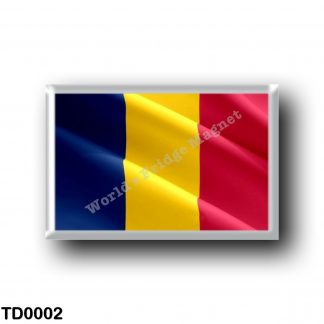 TD0002 Africa - Chad - Flag Waving