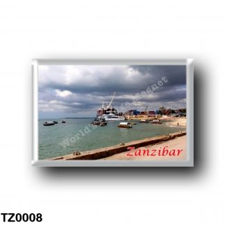 TZ0008 Africa - Tanzania - Zanzibar - moored ferries