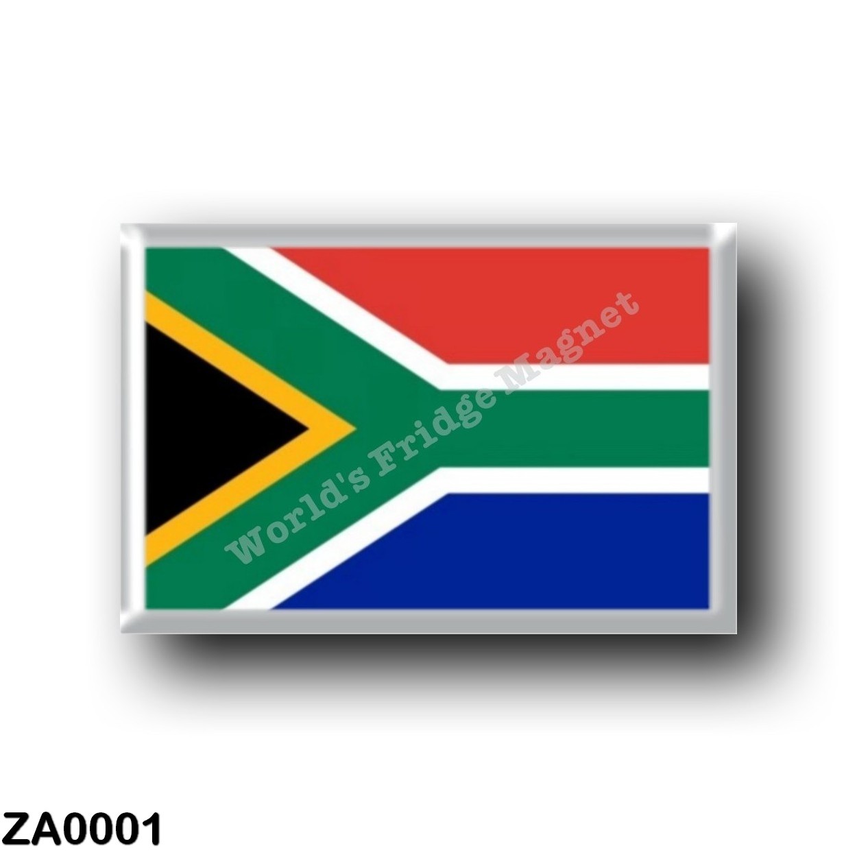 ZA – Flag – South Africa – Travels and Magnets