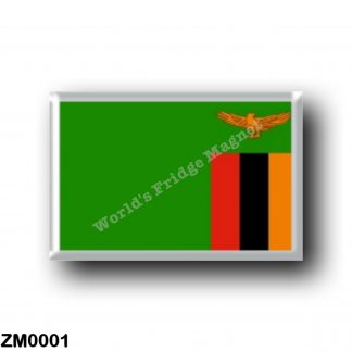 ZM0001 Africa - Zambia - Zambian Flag