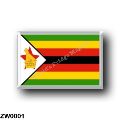 ZW0001 Africa - Zimbabwe - Flag