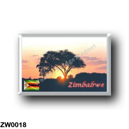 ZW0018 Africa - Zimbabwe - Hwange sunset