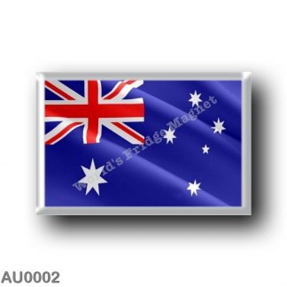 AU0002 Oceania - Australia - Australian Waving Flag