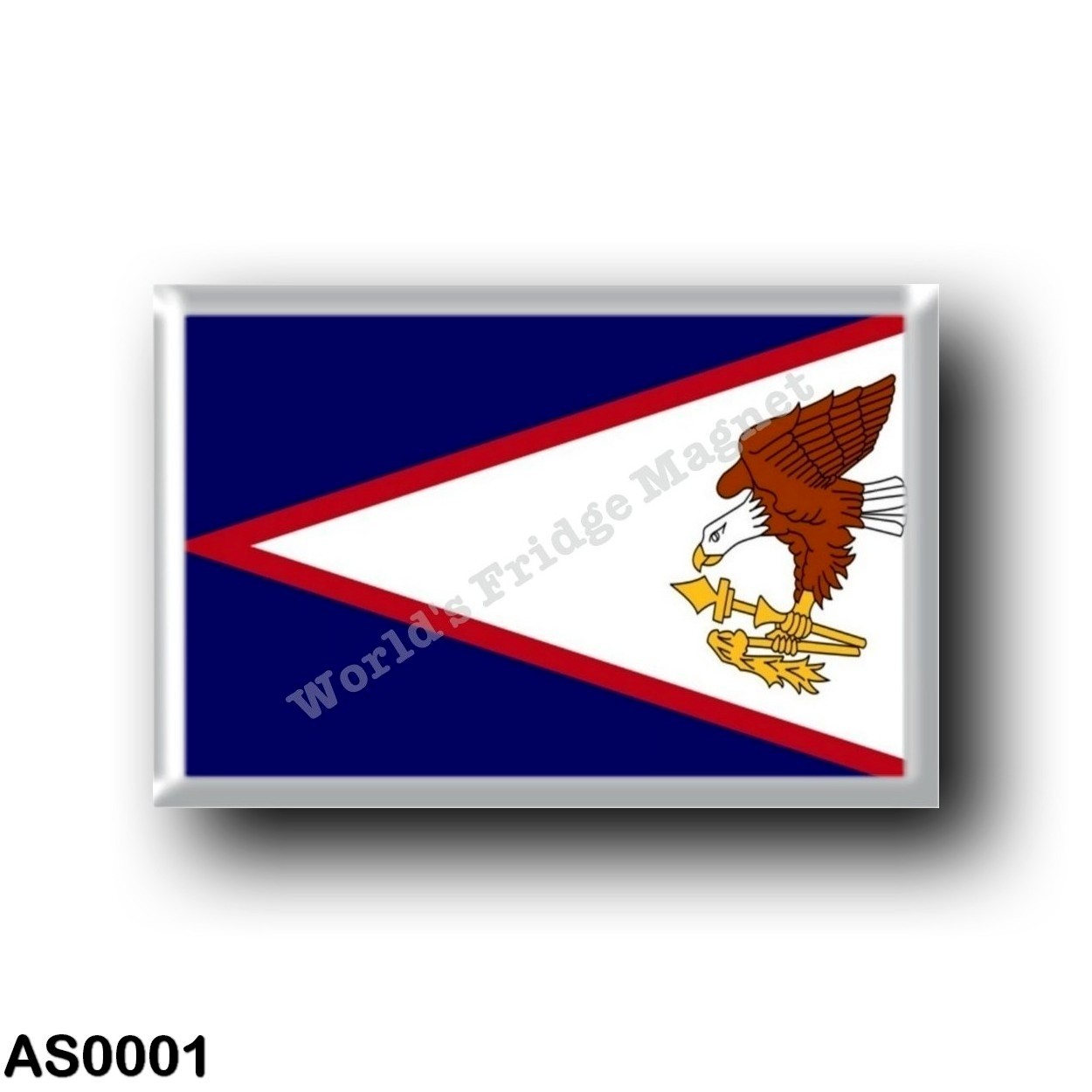 Flag of Samoa fridge magnet 