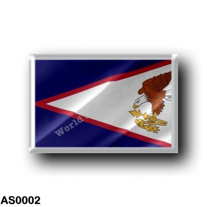 AS0002 Oceania - American Samoa - Flag Waving