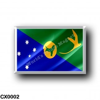 CX0002 Oceania - Christmas Island - FLag Waving