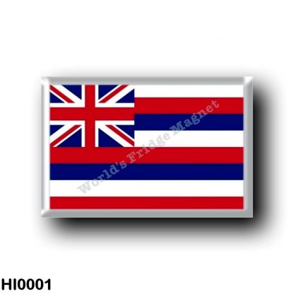 HI0001 Oceania - Hawaii - Flag - Hawaiian Islands