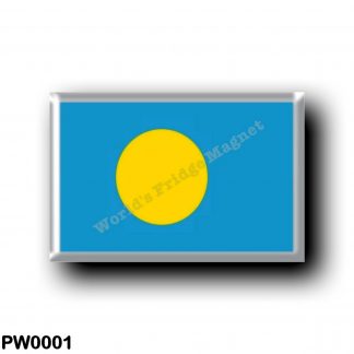 PW0001 Oceania - Palau - Flag
