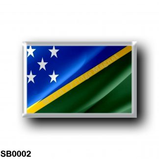 SB0002 Oceania - Solomon Islands - Flag Waving