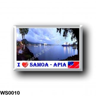 WS0010 Oceania - Samoa - Apia Harbour - I Love