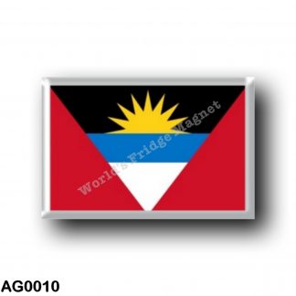 AG0010 America - Antigua and Barbuda - Flag