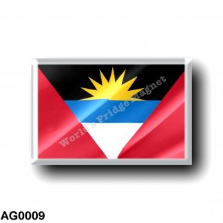 AG0009 America - Antigua and Barbuda - waving - flag