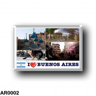 AR0002 America - Argentina - Buenos Aires - Barrio de San Telmo I Love